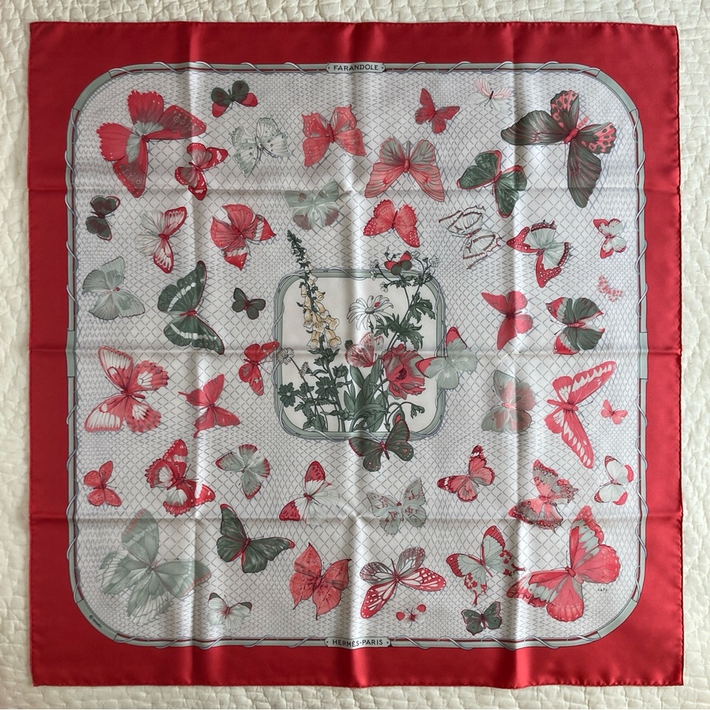 Vintage Hermes Farandole Silk Scarf